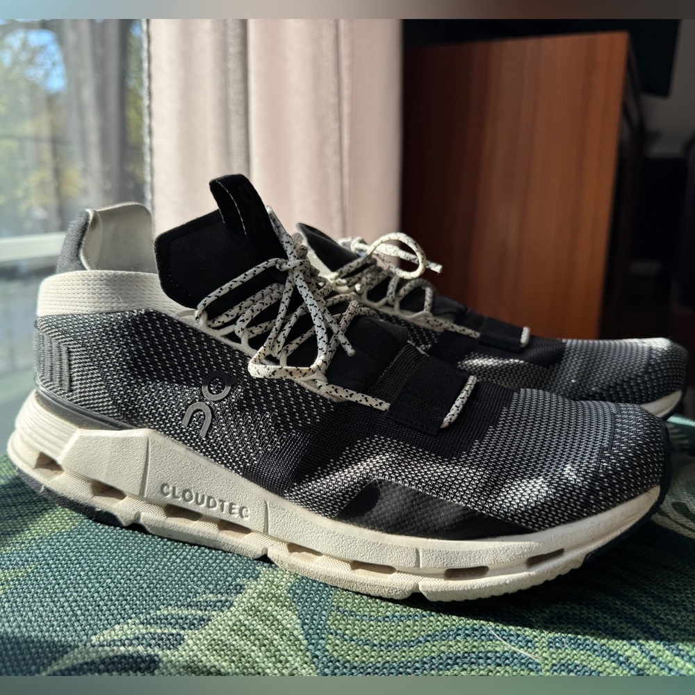 On Cloud - Cloudnova Black and White - Men size 9